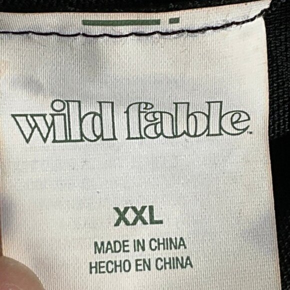 Wild Fable Velvet Dress XXL Black Mesh Sheer Mock Neck Party Whimsigoth Vamp - Picture 3 of 13